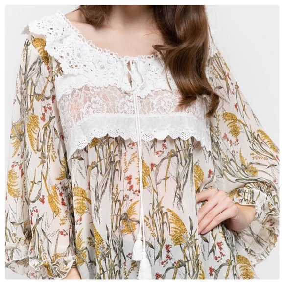 Kalee Woven Babydoll Top - Picture 3 of 10